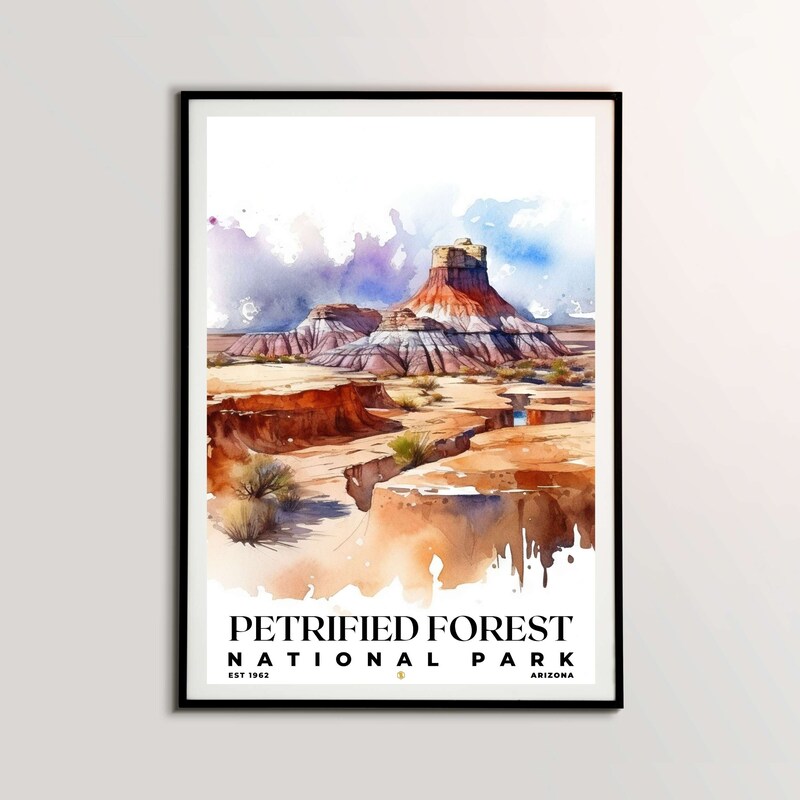 Petrified Forest National Park Poster, Travel Art, Office Poster, Home Decor | S4